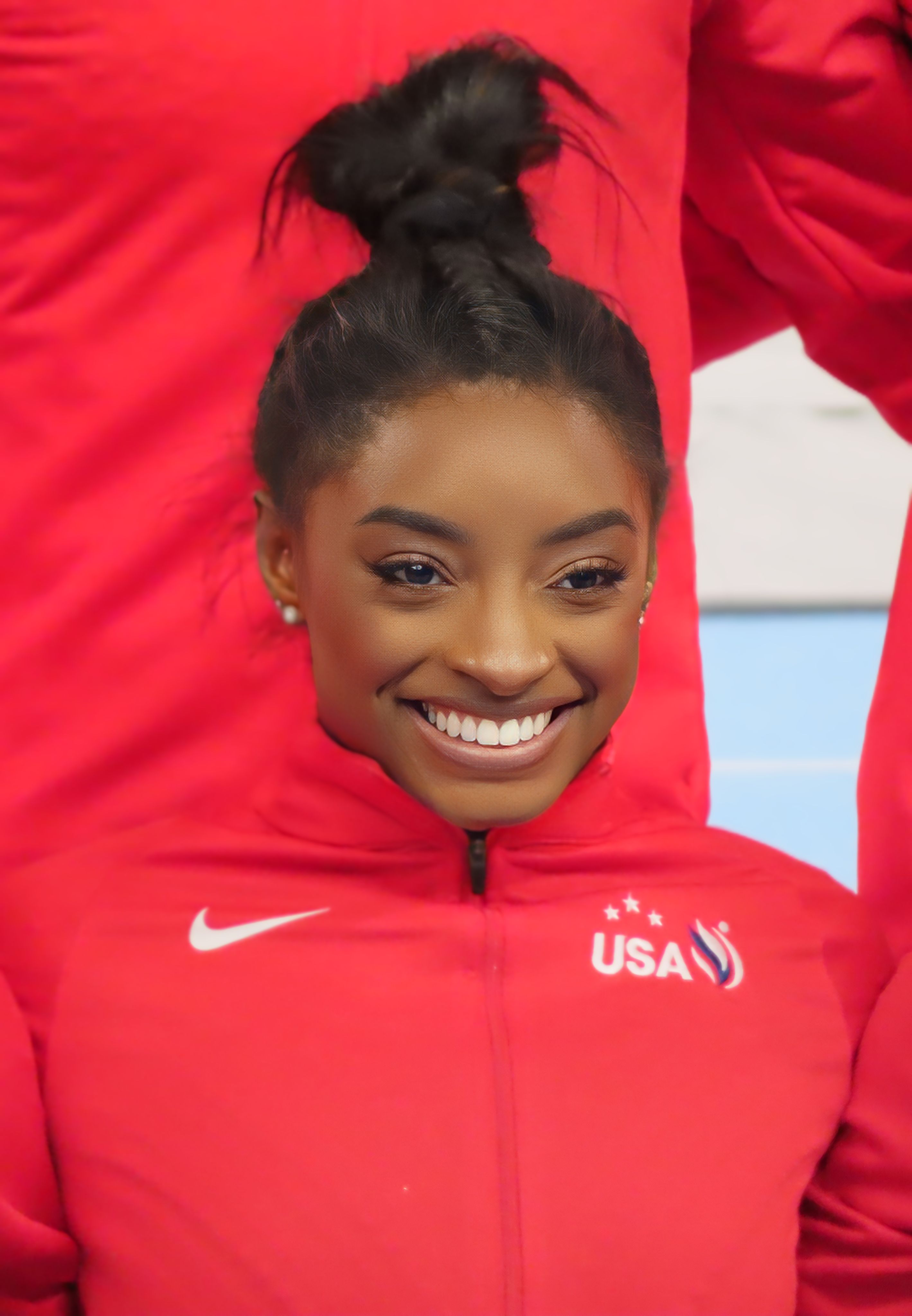 Editorial portrait for Simone Biles